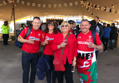 Dublin with MSG at the Ireland v Wales Six Nations 2026